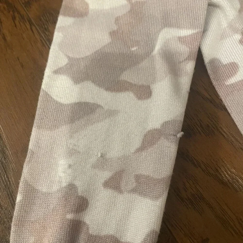 3T 90 Degree Pink Camouflage Matching Set, Athleisure, Long Sleeve, Lightweight